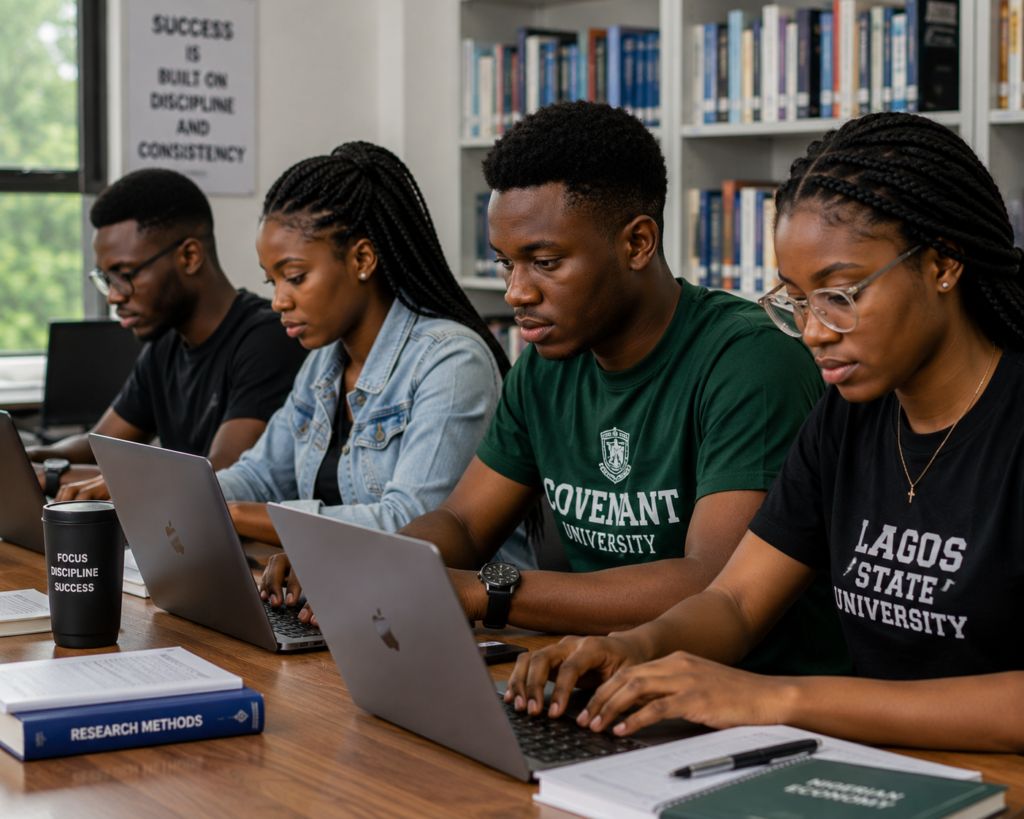 IJESDS Student doing research together